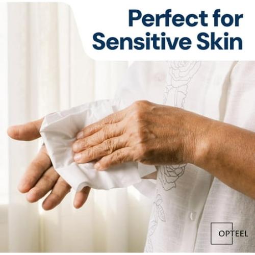 Adult Wipes For Elderly - 8x13 720ct (12 Packs of 60) Huge & Soft Non-Flushable Body Wipes for Adults Bathing No-Rinse - Incontinence Disposable Washcloths, Vitamin E & Aloe Infused Shower Wipes.