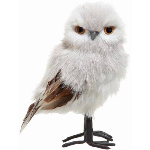 Kurt Adler 7.85 Inch Gray Owl Ornament