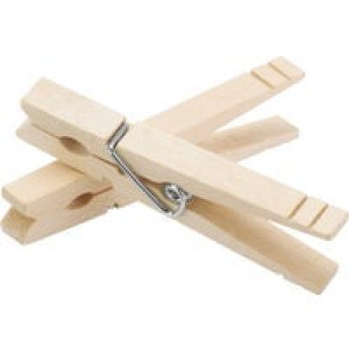 Whitmor 121458 Wooden Clothespin - Set of 50 - Pack of 12