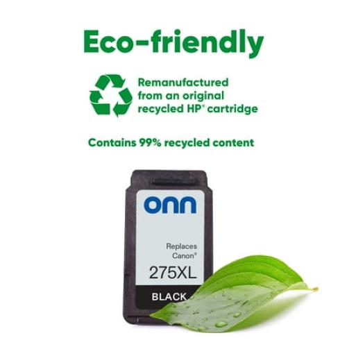 onn Canon PG-275XL High Yield Black Inkjet Cartridge (Remanufactured)