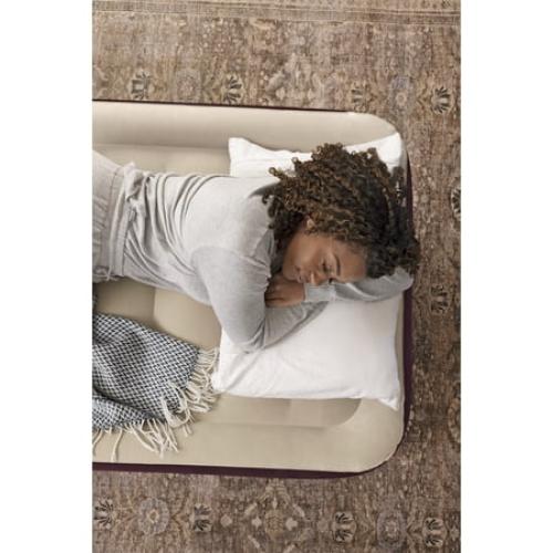 Bestway Maroon 20 Twin Air Mattress with Built-in Pump