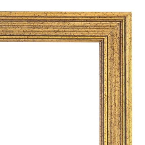 MUseum Collection Piccadilly Artist Vintage Picture Frames - 10x10 Gold - Single Frame for 3/4 Thick Canvas, Paper and Panels, Museum Quality Wooden Antique Photo Frame