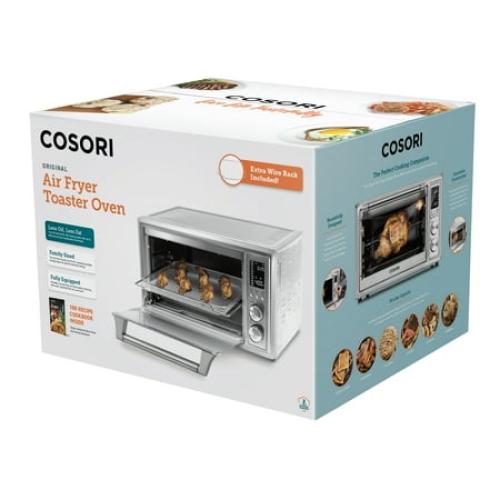 COSORI Smart New Air Fryer Toaster Oven, Large 32-Quart, Stainless Steel, Walmart Exclusive Bonus, Silver