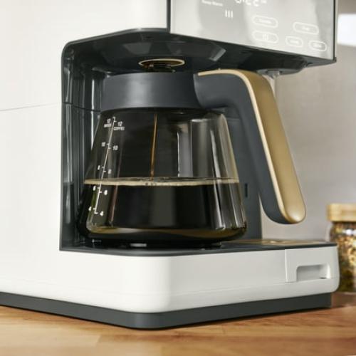Beautiful Multi-Brew 12-Cup Programmable Drip & Single-Serve Coffee Maker, Black sesame by Drew Barrymore