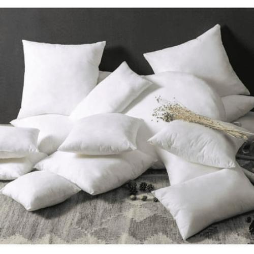 Pack of 2 Size 18x18 Color White THROW PILLOW, SOFA PILLOW, OUT DOOR PILLOW, COUCH PILLOW, BEDDING PILLOW Inserts (Set of 2, White), 18x18 Inches - Lightweight Fillers for Sofa, Bed, and Home Décor (18x18 Inch (Pack of 2)