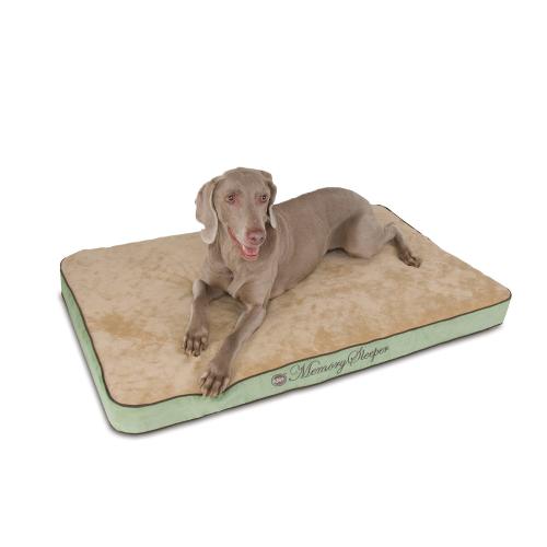 K&H Pet Products Memory Sleeper Memory Foam Pet Bed Large Sage 29 x 45