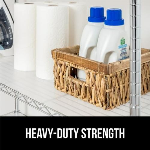 GORILLA GRIP Wire Shelf Liner, Set of 4 Waterproof Shelving Liners, 14x36 Clear