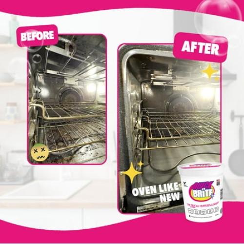 1 Pack Quick 'n Brite All Purpose Cleaning Paste – Miracle Cleaner for Tough Stains, Biodegradable, Non-Toxic, Pet-Safe, Multi-Surface Stain Remover, Made in USA, 12 Oz