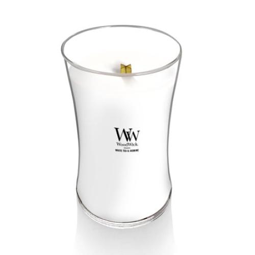WoodWick® Trilogy Large Hourglass Candle, White Tea & Jasmine
