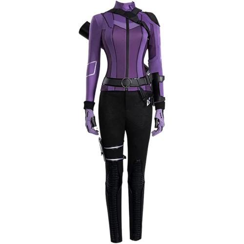Female Hawkeye Costume, Kate Bishop Cosplay Outfit Role Play Uniform for Halloweewn Party