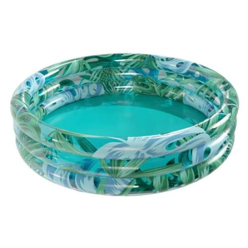 Sunclub Palm 62 Round Soft-Sided 3-Ring Inflatable Pool, 6 & up