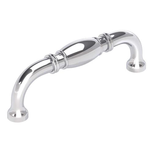 Amerock Granby 3-3/4 in (96 mm) Center-to-Center Polished Chrome Cabinet Pull