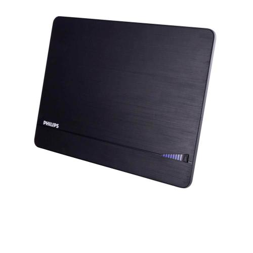 Indoor HDTV Antenna with Signal Finder, Long Range Antenna, Signal Booster Amplifier, VHF UHF 1080P 4K Ultra HD