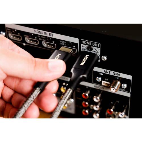 10 ft. & 6ft. 4K HDMI 2.0 Cable with Ethernet and Gold Plated Connectors in Black 2pk