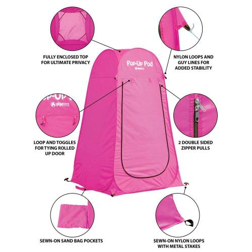 Portable Pop Up Changing Room in Pink