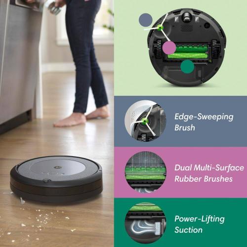 Roomba i3  EVO (3550) Self-Emptying Robot Vacuum – Now Clean By Room With Smart Mapping, Ideal For Pet Hair