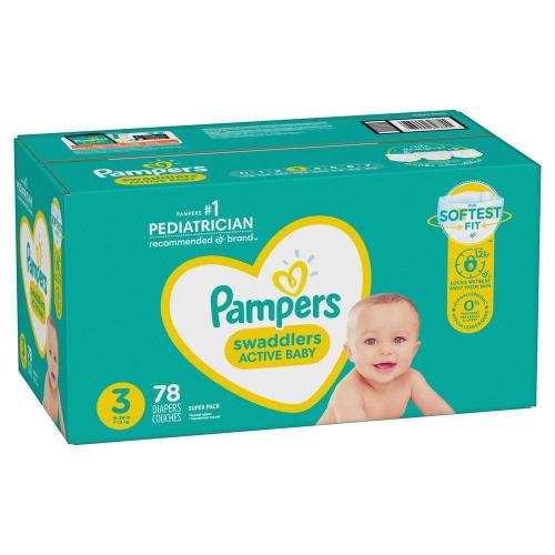 Swaddlers Size-3 Super (1-Pack/78-Count)