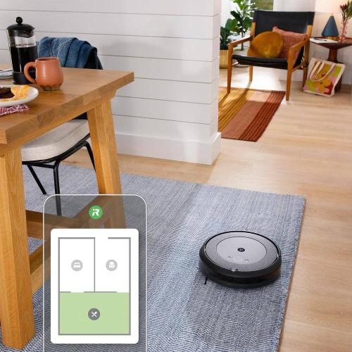 Roomba i3 EVO (3150) Robot Vacuum - Now Clean by Room with Smart Mapping, Ideal for Pet Hair, Carpet and Hard Floor
