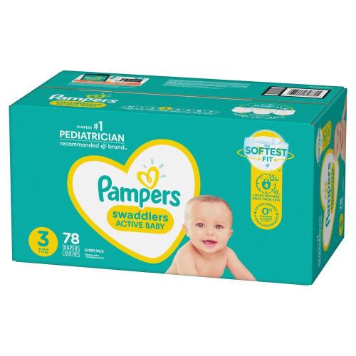 Swaddlers Size-3 Super (1-Pack/78-Count)