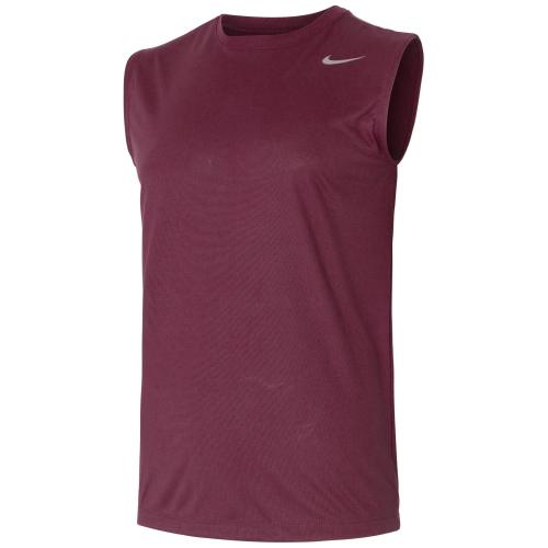 NIKE Legend Sleeveless Shirt (L Deep Maroon/Cool Grey)