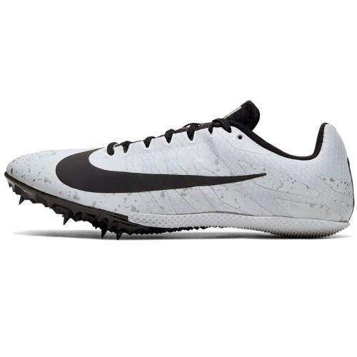 Nike Men's Zoom Rival S Track Field Shoes Pure Platinum/Black-metallic Silver 11.5