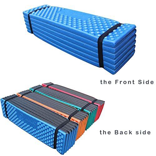 GQHNLUP Foam Camping Pads for SleepingEgg Crate Foam Sleeping Pad for Camping Hiking Backpacking Soft Compact Cushion Outdoor Mattress