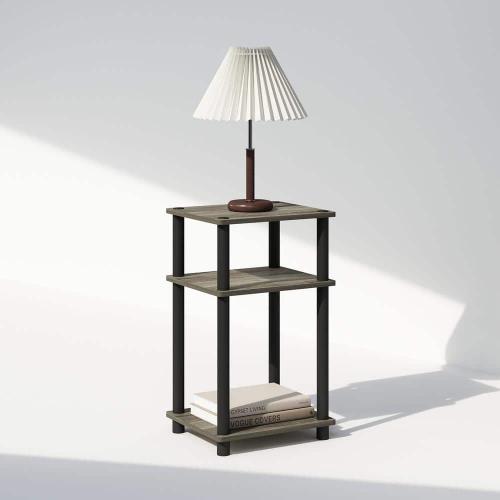 Just French Oak/Black 13.4 in W Nightstands