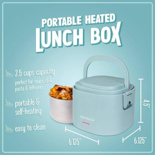 Chambray 20 oz. Portable Heated Lunch Box