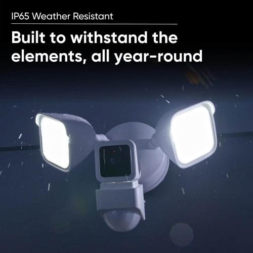 Wired Outdoor Wi-Fi Floodlight Home Security Camera