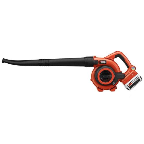 BLACK DECKER 40V MAX 120 MPH 90 CFM Cordless Battery Powered Handheld Leaf Blower & Vacuum Kit with (1) 1.5Ah Battery & Charger