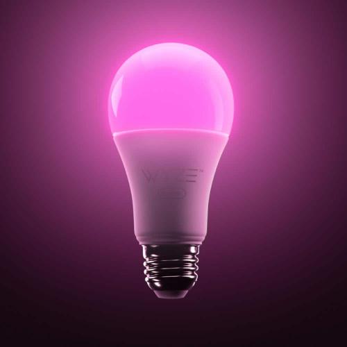 75-Watt Equivalent A19 Smart LED Color Light Bulb With 16 Million Colors and App Control (2-Pack)