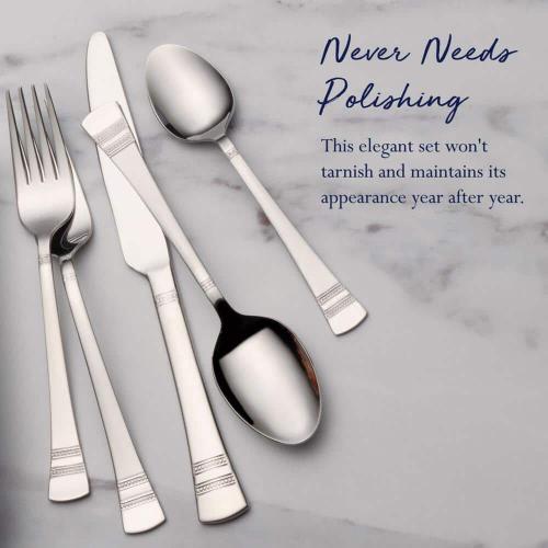 Sapphire Bay 20-pc Flatware Set, Service for 4, Stainless Steel