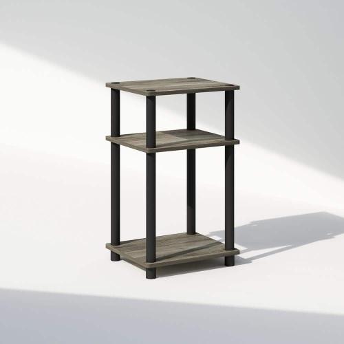 Just French Oak/Black 13.4 in W Nightstands