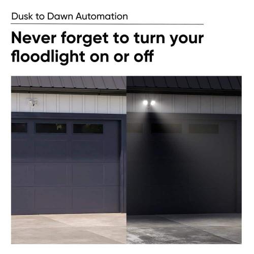 Wired Outdoor Wi-Fi Floodlight Home Security Camera