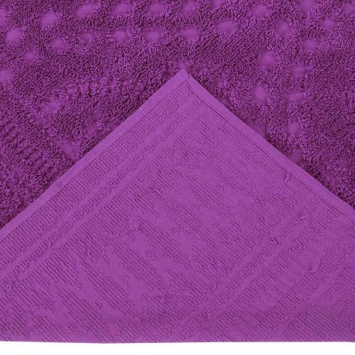 Rio Collection in Floral Design Plum Full/Double 100% Cotton Tufted Chenille Bedspread