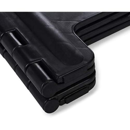 Folding Step Stool, 13 Inch - The Anti-Skid Step Stool is Sturdy to Support Adults and Safe Enough for Kids. Opens Easy with One Flip. Great for Kitchen, Bathroom, Bedroom, Kids or Adults. (Black)