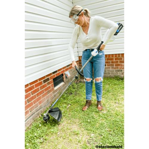 HART 40-Volt Cordless Attachment Capable 15-inch String Trimmer Kit, (1) 4.0Ah Lithium-Ion Battery