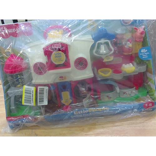 Fisher-Price Little People Caring for Animals Farm Playset with Smart Stages learning content for toddlers and preschool kids