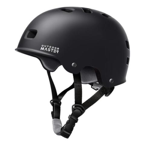 OutdoorMaster Skateboard Cycling Helmet - Two Removable Liners Ventilation Multi-Sport Scooter Roller Skate Inline Skating Rollerblading for Kids, Youth & Adults