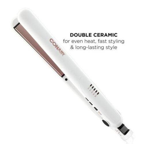 Conair Double Ceramic 1 Flat Iron, Rose Gold