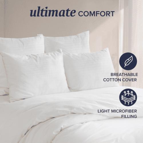 Set of 2 Beckham Hotel Collection Euro Size Throw Pillows (Set of 2)