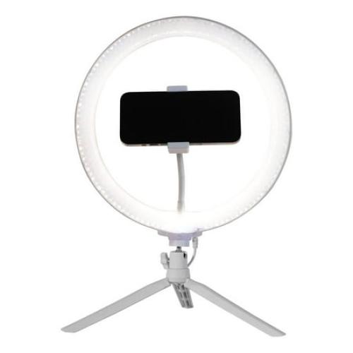 Vivitar 12 Full Color 3D Ring Light with Tripod and Adjustable Ball Head, Black