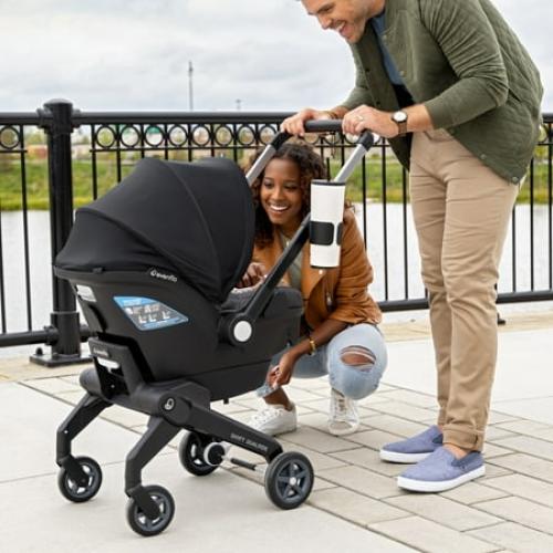 Shyft DualRide Infant Car Seat and Stroller Combo (Beaufort Black)