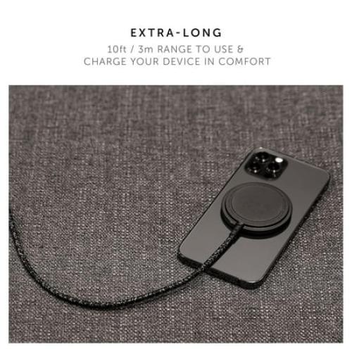 Native Union Snap Magnetic Wireless Charger – 10ft MagSafe Fast Charging Cable for iPhone (Cosmos)