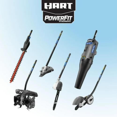 HART 40-Volt Cordless Attachment Capable 15-inch String Trimmer Kit, (1) 4.0Ah Lithium-Ion Battery