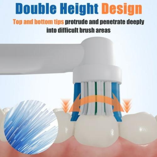Replacement Toothbrush Heads Compatible with Oral-B Braun, 20 Pcs Precision Clean Electric Toothbrush Heads Refill