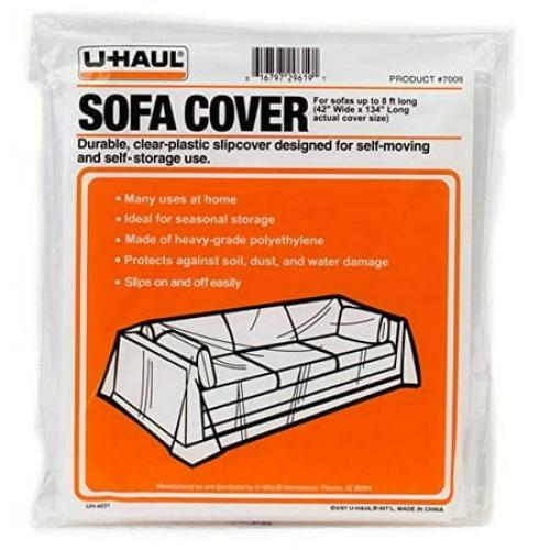 U-Haul Moving and Storage Sofa Cover - 134 x 42 - Fits Sofas up to 8' Long