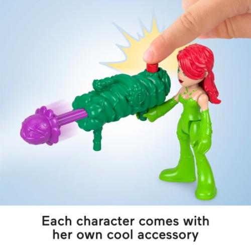 Imaginext DC Super Friends Rivals pack 8-Piece Figures & Accessories Set, Preschool Toys