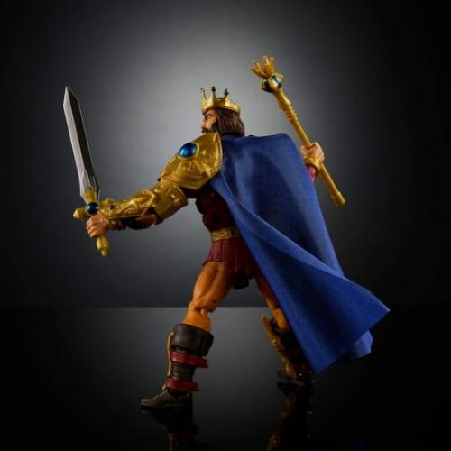 Masters of the Universe Masterverse New Eternia King Randor MOTU Action Figure Toy, 30 Articulations
