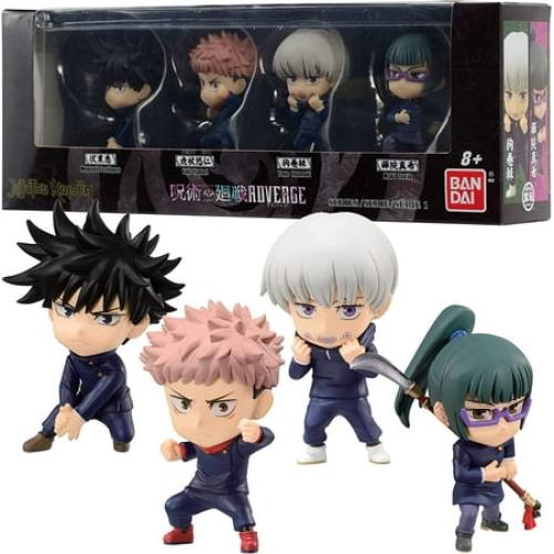 Jujutsu Kaisen ADVERGE Figure Box Set: Megumi Fushiguro, Yuji Itadori, Toge Inumaki, Maki Zenin (BOX SET 2)